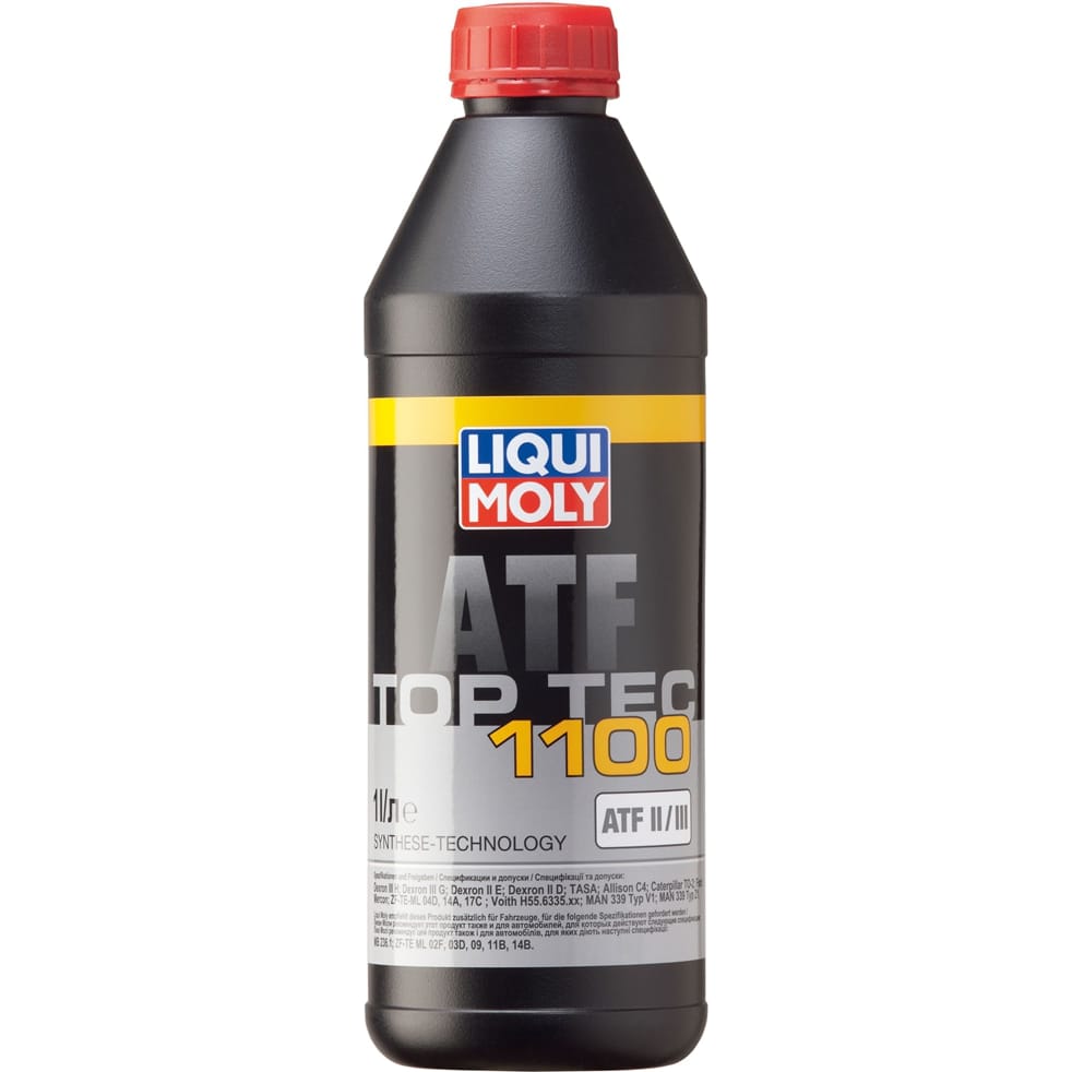 LIQUI MOLY 7626 НС-синтетическое трансмиссионное масло для АКПП Top Tec ATF 1100 1л