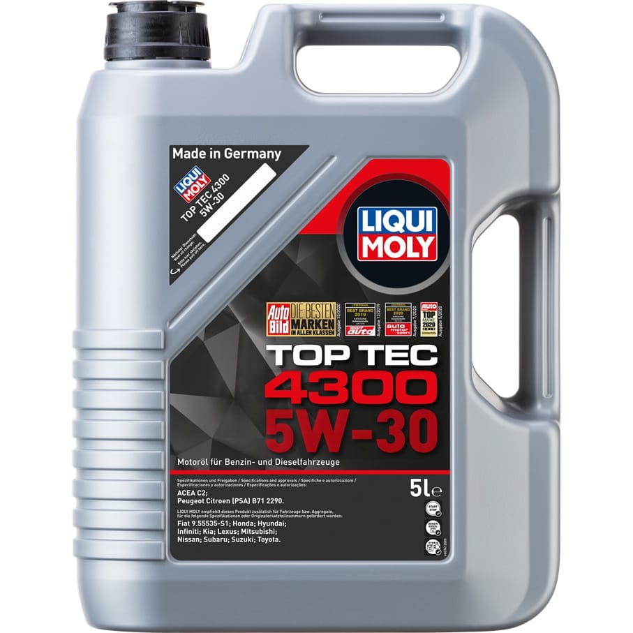 LIQUI MOLY 8031 НС-синтетическое моторное масло Top Tec 4300 5W-30 5л