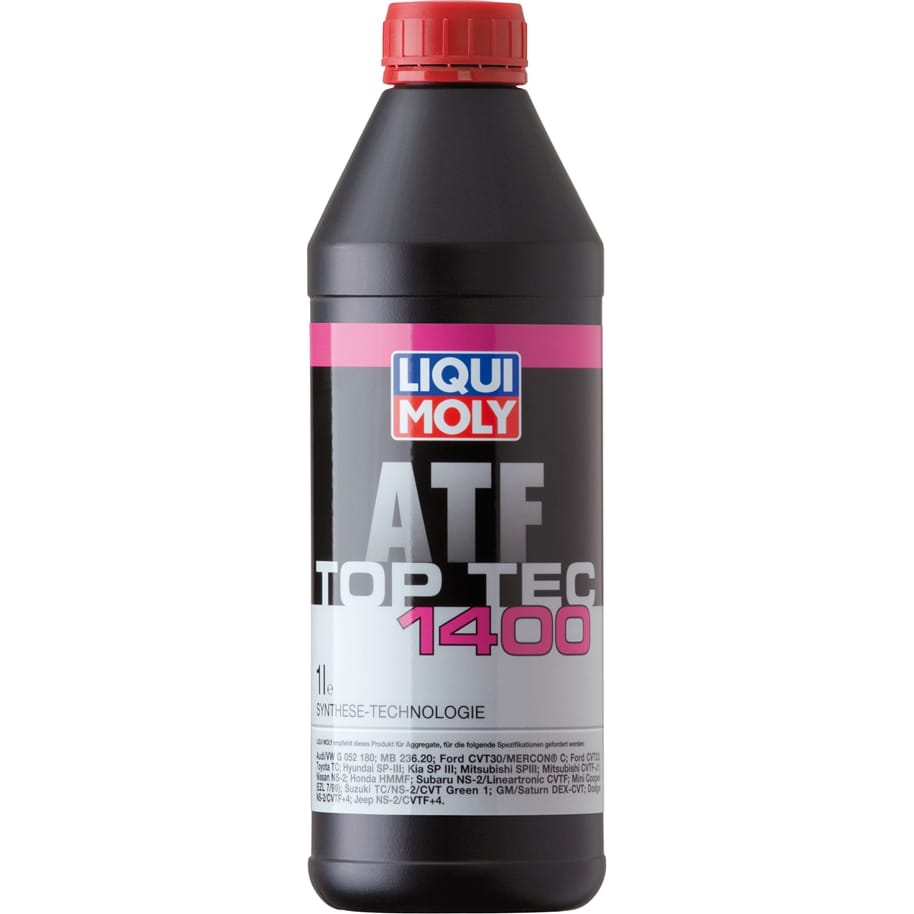 LIQUI MOLY 8041 НС-синтетическое трансмиссионное масло для вариаторов CVT Top Tec ATF 1400 1л