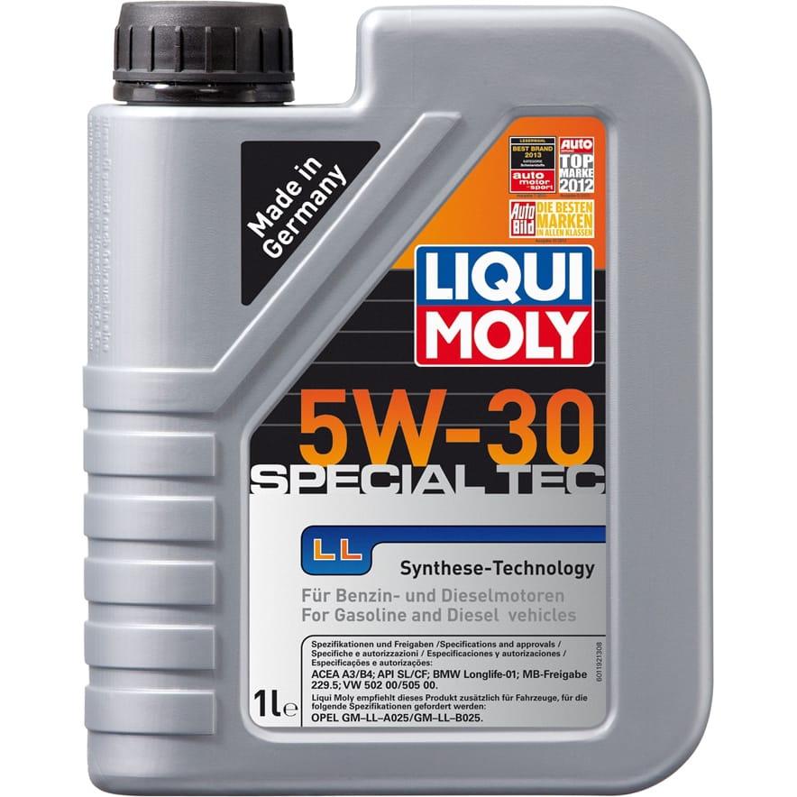 LIQUI MOLY 8054 НС-синтетическое моторное масло Special Tec LL 5W-30 1л