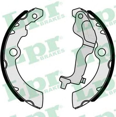 LPR 01051 Колодки торм.бар.SUZUKI ALTO 09-