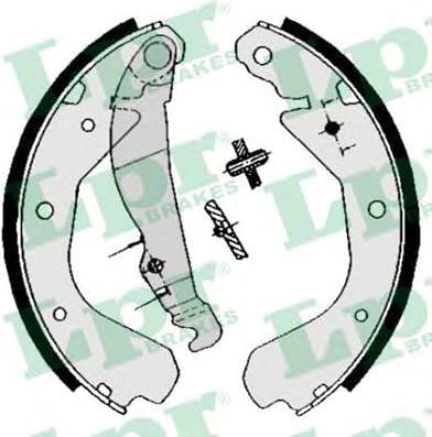 LPR 04640 Колодки торм.бар.OPEL KADETT/VECTRA 1.2-2.0 79-95