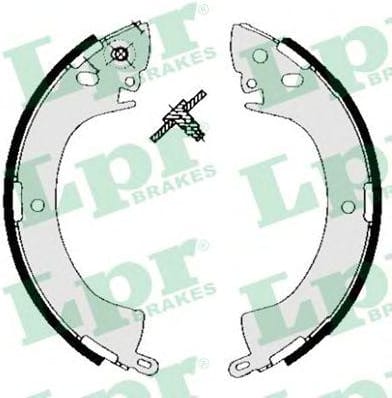 LPR 05240 Колодки торм.бар.MITSUBISHI L200/L300/PAJERO/SPACE GEAR 84-00