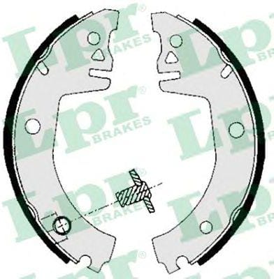 LPR 05780 Колодки торм.бар.SKODA FAVORIT 90-95/FELICIA 98-01