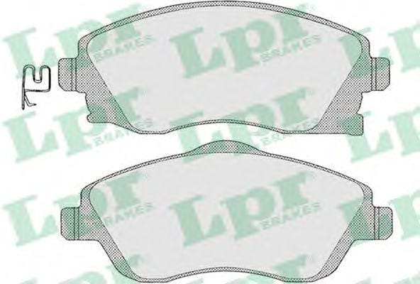 LPR 05P1004 Комплект тормозных колодок 05P1004