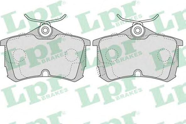 LPR 05P1037 Колодки тормозные дисковые
