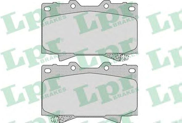 LPR 05P1050 Колодки тормозные дисковые