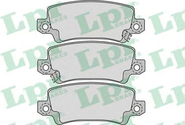 LPR 05P1068 Колодки тормозные дисковые