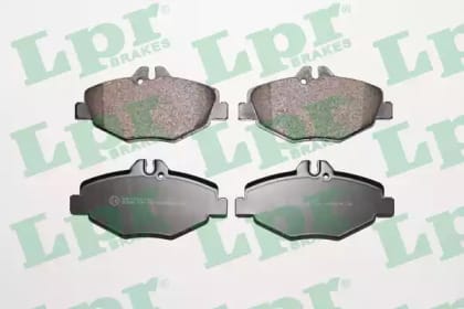 LPR 05P1124 Колодки тормозные MERCEDES W211 02> передние