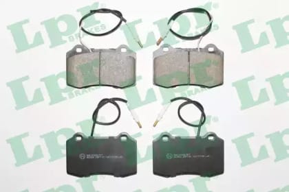 LPR 05P1141 Колодки тормозные PEUGEOT 406 передние