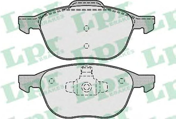 LPR 05P1190 Колодки тормозные дисковые