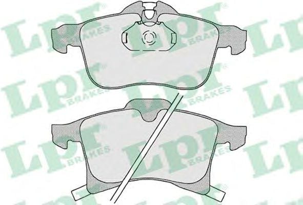 LPR 05P1197 Колодки тормозные дисковые