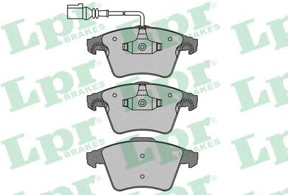 LPR 05P1205 Колодки тормозные дисковые