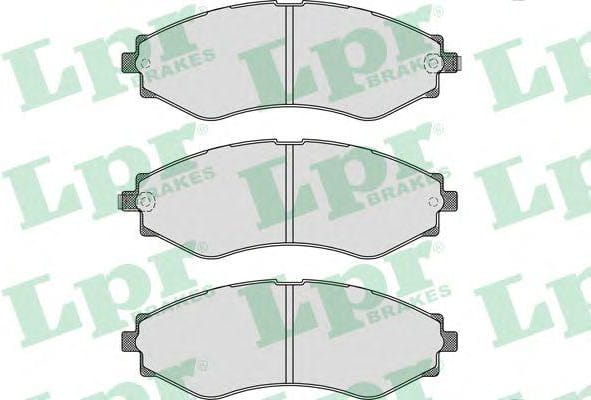 LPR 05P1209 Колодки тормозные дисковые