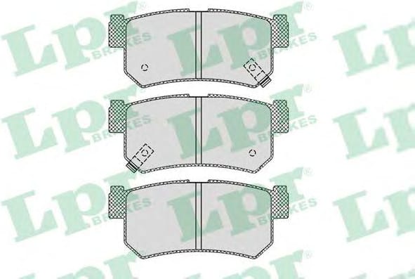 LPR 05P1210 Колодки тормозные дисковые