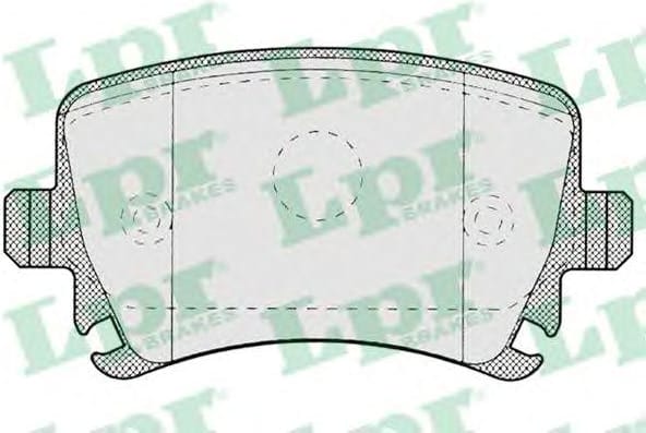 LPR 05P1219 Колодки тормозные дисковые