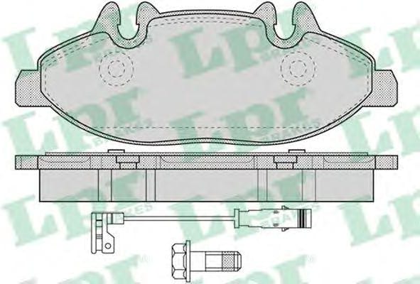 LPR 05P1228 Колодки тормозные MERCEDES VIANO/VITO 2.0D-3.7 03- передние