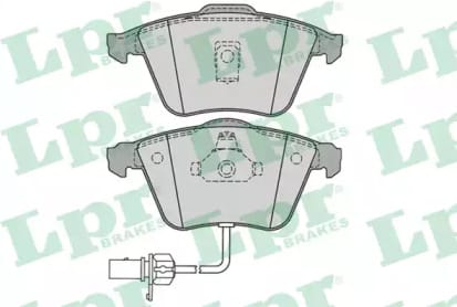 LPR 05P1230 Колодки тормозные дисковые