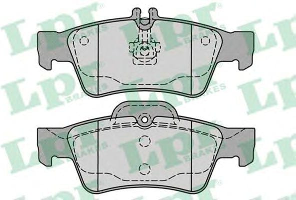 LPR 05P1232 Колодки тормозные дисковые