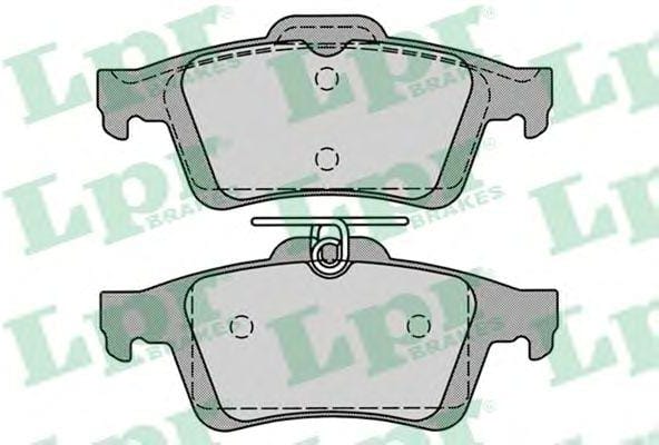 LPR 05P1236 Колодки тормозные дисковые