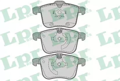 LPR 05P1244 Колодки тормозные OPEL SIGNUM/VECTRA C 2.8-3.2 03-/SAAB 9-3 1.8-2.8 05- передние