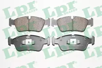 LPR 05P1250 Колодки тормозные BMW E81/E87/E90 1.6-2.0 04- передние