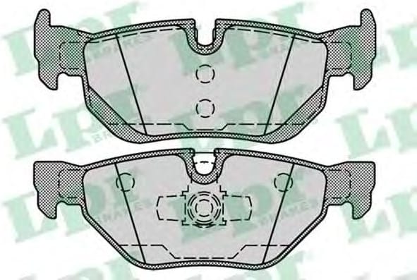 LPR 05P1252 Колодки тормозные дисковые