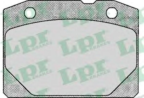 LPR 05P127 Колодки тормозные дисковые