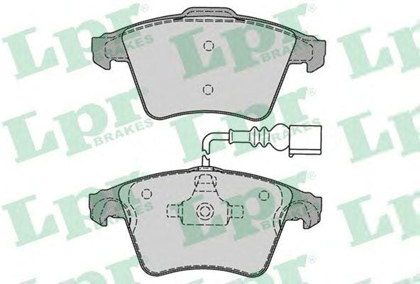 LPR 05P1285 Колодки тормозные дисковые