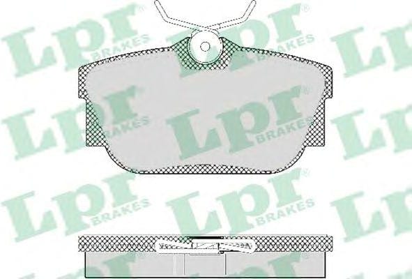 LPR 05P1303 Колодки тормозные дисковые