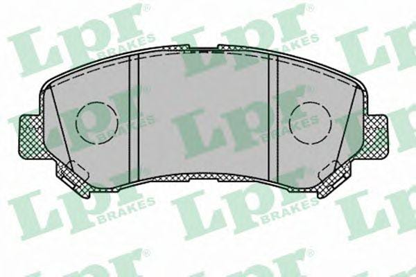 LPR 05P1314 Колодки тормозные дисковые