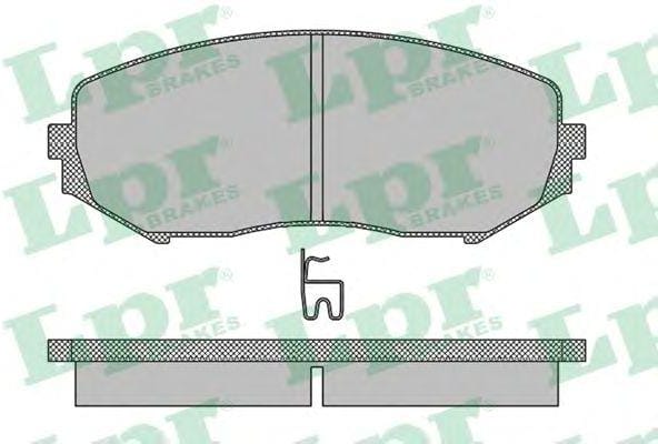 LPR 05P1318 Колодки тормозные SUZUKI GRAND VITARA 1.9D/1.6/2.0/2.4/2.7/3.2 05> передние