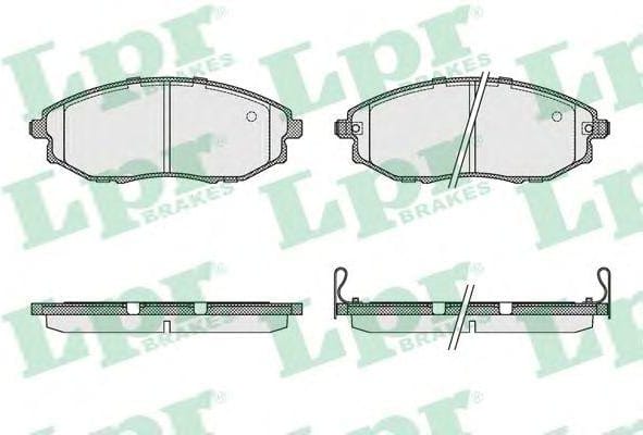 LPR 05P1321 Колодки тормозные дисковые