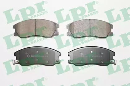 LPR 05P1322 Колодки тормозные CHEVROLET CAPTIVA/OPEL ANTARA 2.0D/2.4/3.2 07- передние