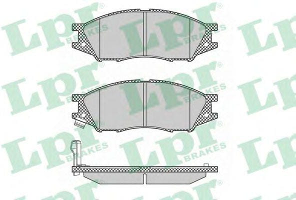 LPR 05P1346 Колодки тормозные NISSAN ALMERA CLASSIC 06- передние