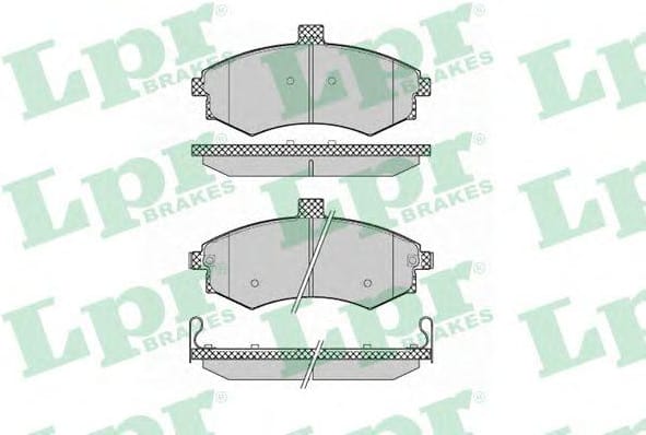 LPR 05P1374 Колодки тормозные дисковые