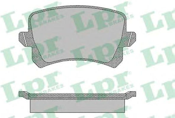 LPR 05P1390 Колодки тормозные дисковые