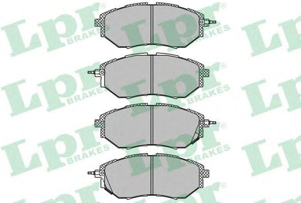 LPR 05P1402 Колодки тормозные дисковые
