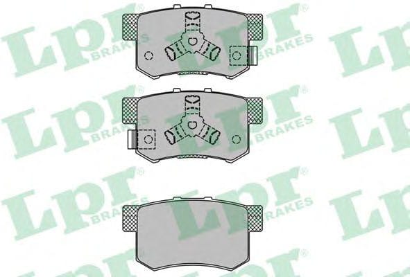 LPR 05P1404 Колодки тормозные дисковые