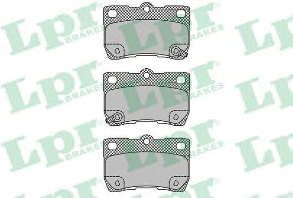 LPR 05P1407 Колодки тормозные дисковые