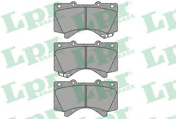 LPR 05P1418 Колодки тормозные дисковые