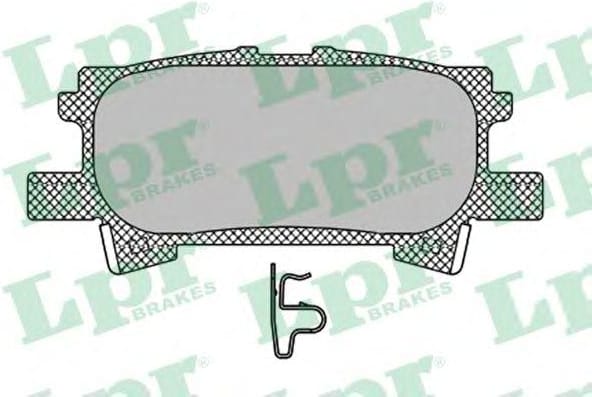 LPR 05P1436 Колодки тормозные дисковые
