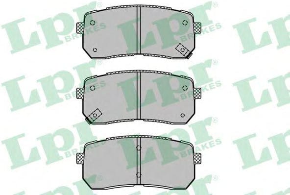 LPR 05P1450 Колодки тормозные дисковые