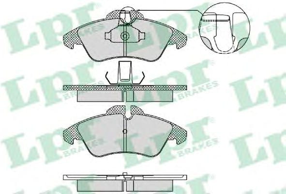 LPR 05P1469 Колодки тормозные дисковые