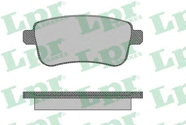 LPR 05P1484 Колодки тормозные дисковые