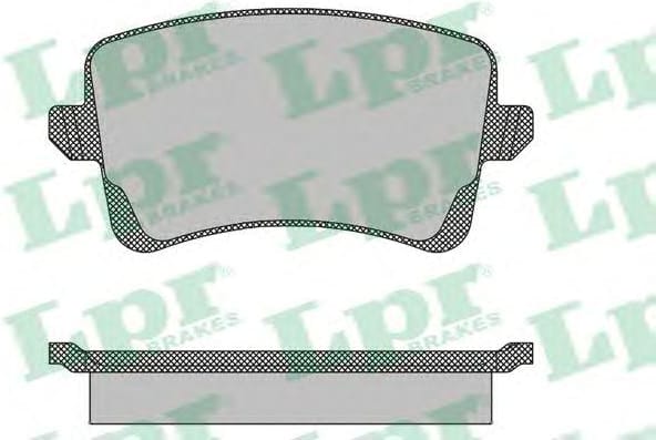 LPR 05P1489 Колодки тормозные дисковые