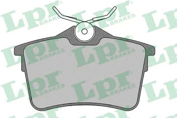 LPR 05P1500 Колодки тормозные CITROEN BERLINGO 08-/PEUGEOT 308 07-/PARTNER 08- задние