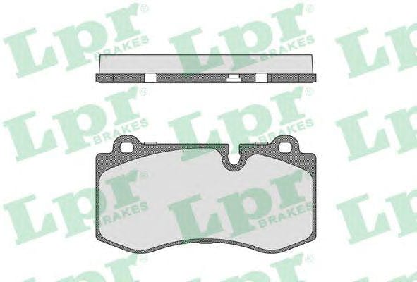LPR 05P1506 Колодки тормозные дисковые