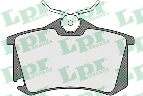 LPR 05P1508 Колодки тормозные дисковые