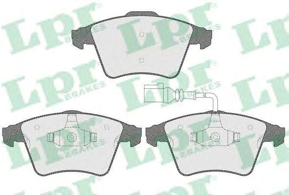 LPR 05P1536 Колодки тормозные VOLKSWAGEN T5/MULTIVAN 03> R16 передние